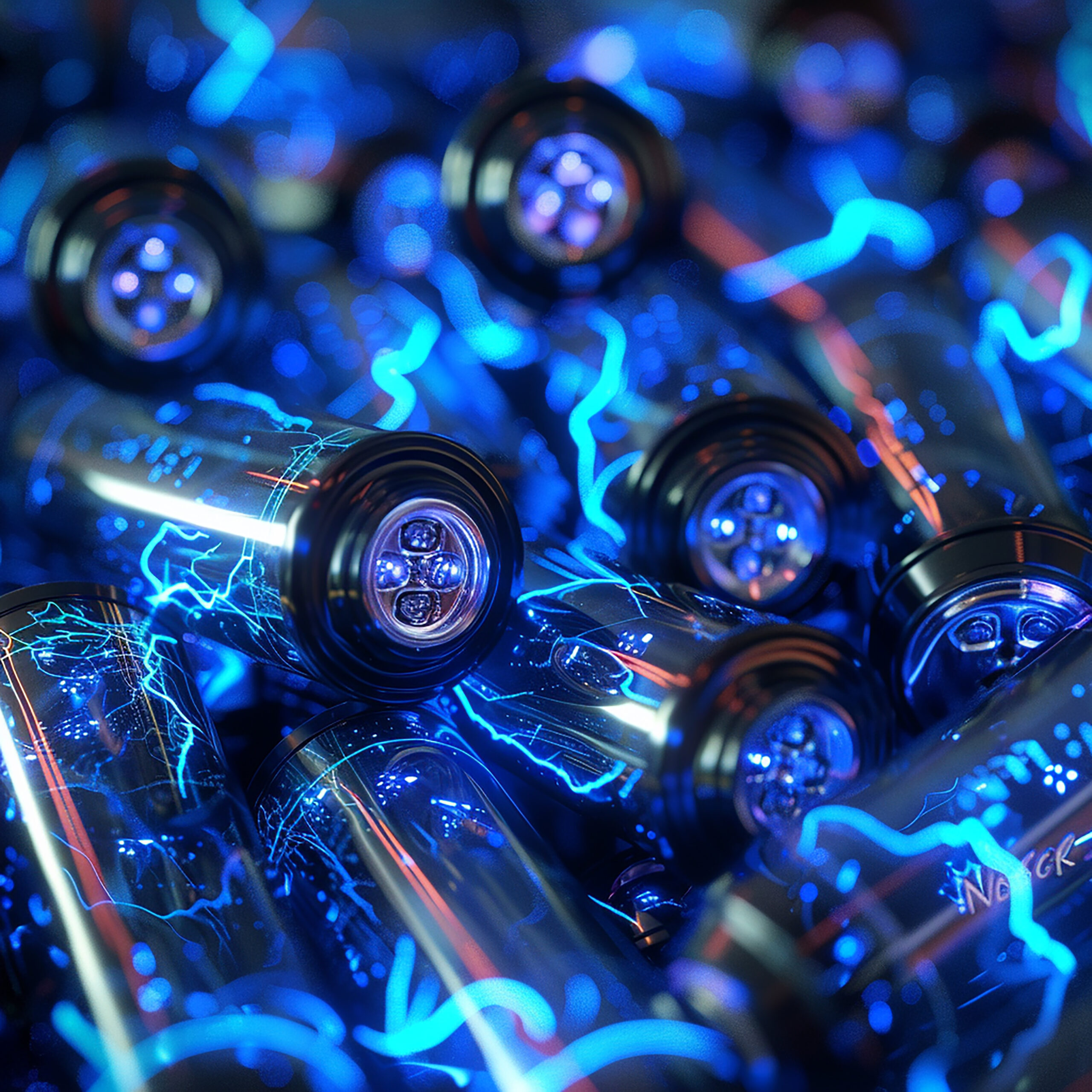 small-battery-neatly-arranged-simple-blue-solid-color